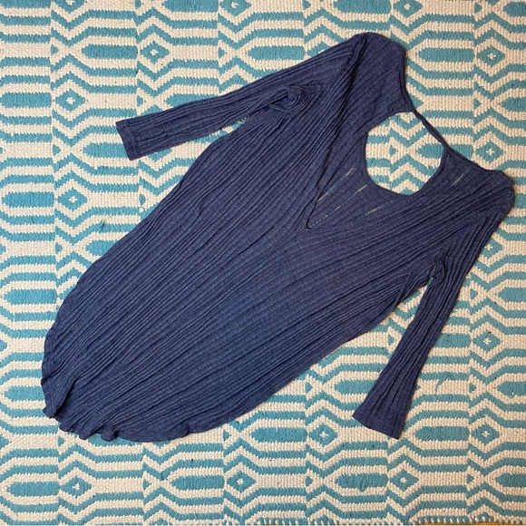 Free People Astoria Hacci tunic top blue - Picture 9 of 12